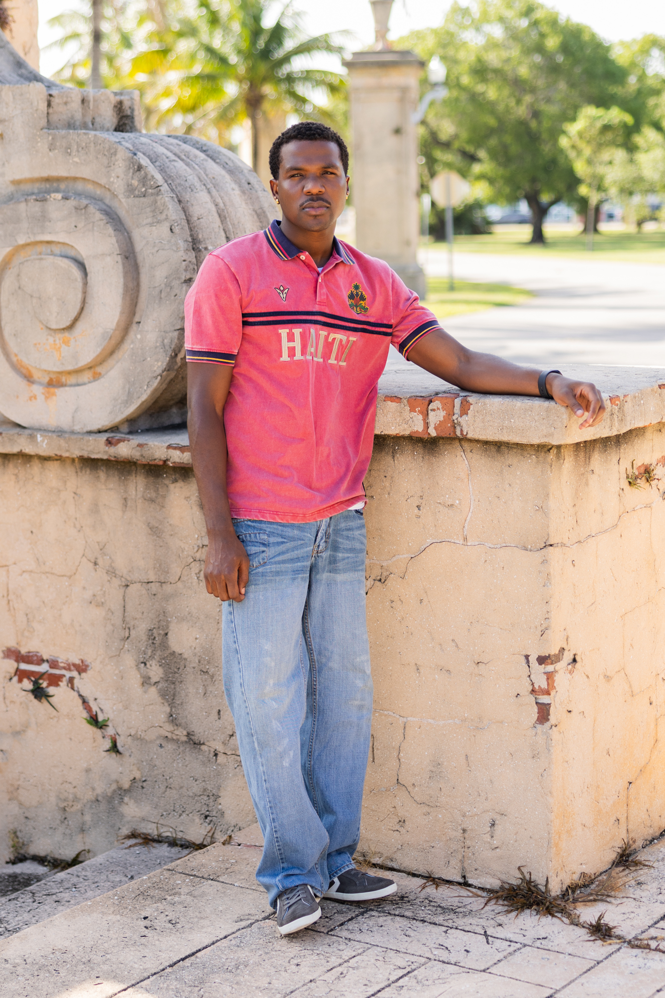 The Resilience Polo in dusty rose